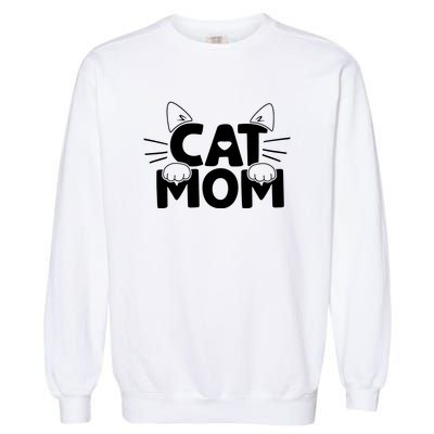 Cat Mom Garment-Dyed Sweatshirt