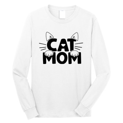 Cat Mom Long Sleeve Shirt