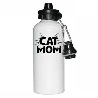 Cat Mom Aluminum Water Bottle