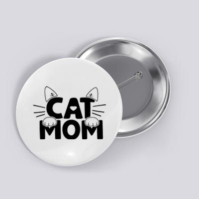 Cat Mom Button