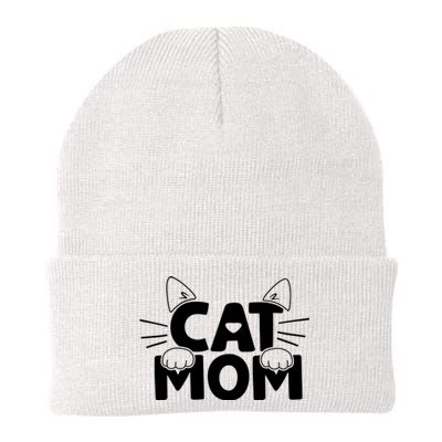 Cat Mom Knit Cap Winter Beanie