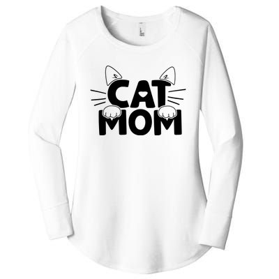 Cat Mom Women's Perfect Tri Tunic Long Sleeve Shirt