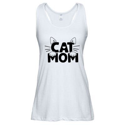 Cat Mom Ladies Essential Flowy Tank