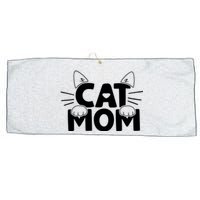 Cat Mom Large Microfiber Waffle Golf Towel