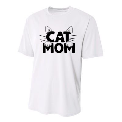 Cat Mom Performance Sprint T-Shirt