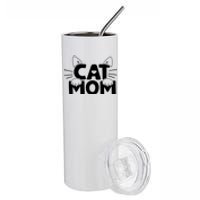 Cat Mom Stainless Steel Tumbler