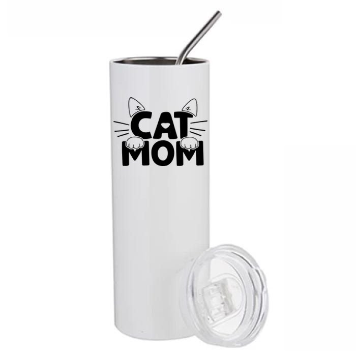 Cat Mom Stainless Steel Tumbler