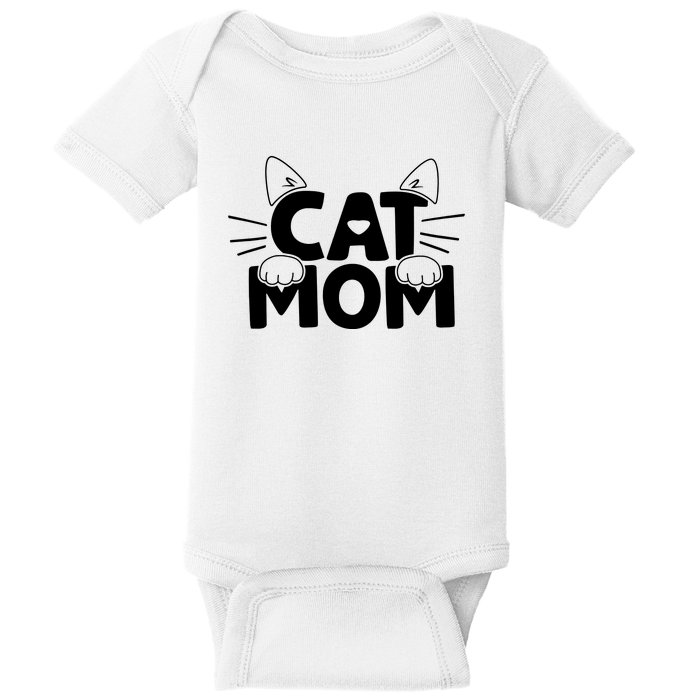 Cat Mom Baby Bodysuit