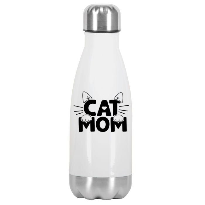 Cat Mom Stainless Steel Insulated Water Bottle