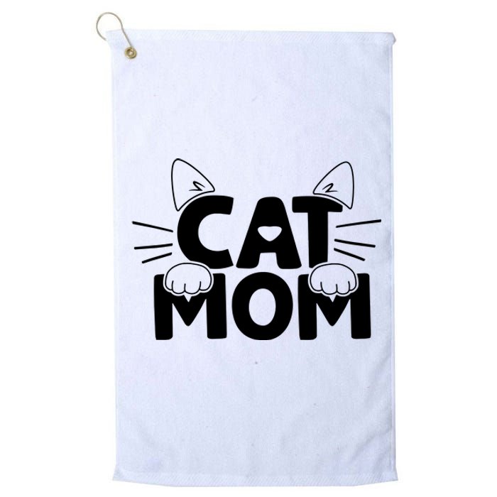 Cat Mom Platinum Collection Golf Towel