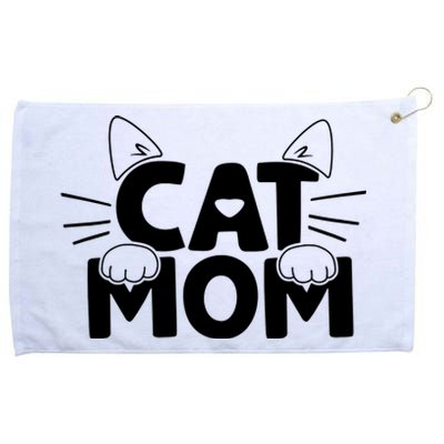 Cat Mom Grommeted Golf Towel