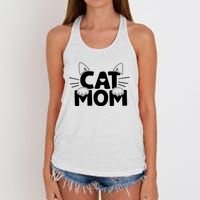 Cat Mom Women's Knotted Racerback Tank