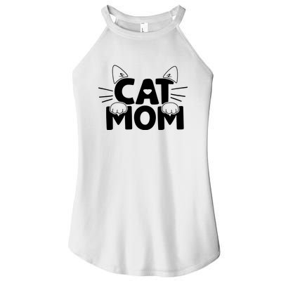 Cat Mom Women's Perfect Tri Rocker Tank