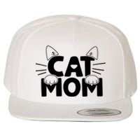 Cat Mom Wool Snapback Cap