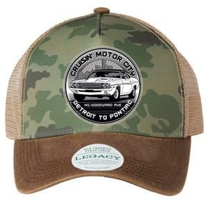 Cruisin Motor City Detroit To Pontiac Classic Muscle Car Legacy Tie Dye Trucker Hat