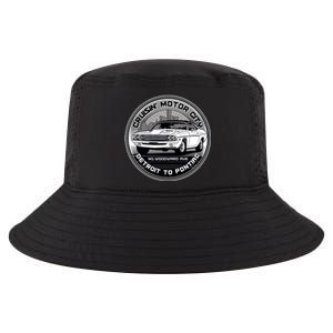 Cruisin Motor City Detroit To Pontiac Classic Muscle Car Cool Comfort Performance Bucket Hat