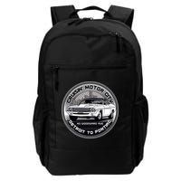 Cruisin Motor City Detroit To Pontiac Classic Muscle Car Backpack