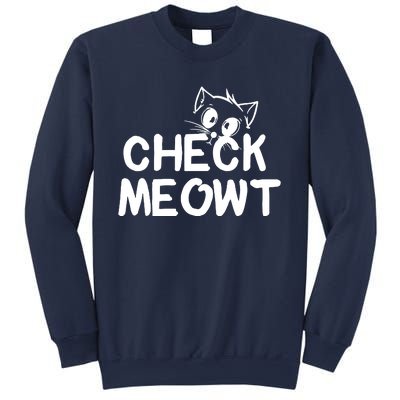 Check Meowt Cat Sweatshirt