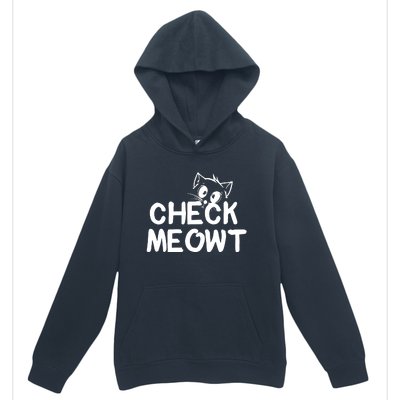 Check Meowt Cat Urban Pullover Hoodie