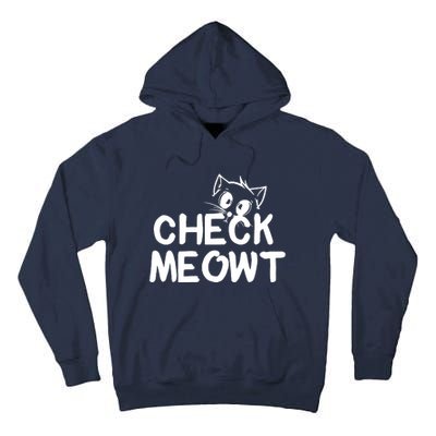 Check Meowt Cat Tall Hoodie