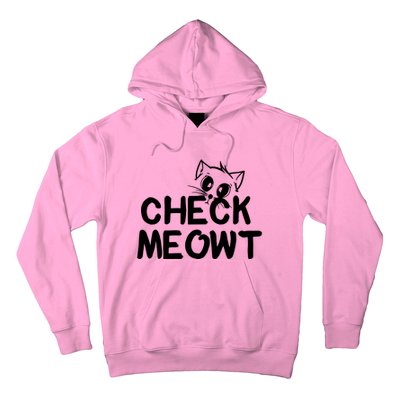 Check Meowt Cat Hoodie