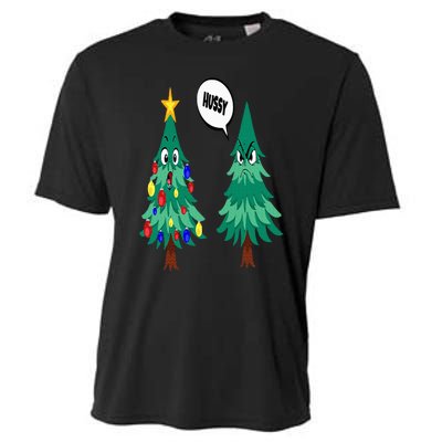 Christmas motifs Christmas tree funny saying Cooling Performance Crew T-Shirt