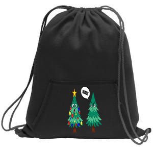 Christmas motifs Christmas tree funny saying Sweatshirt Cinch Pack Bag