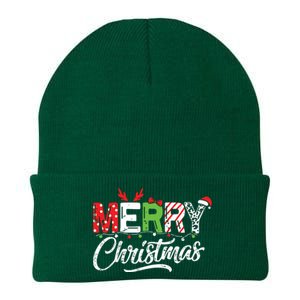 Cute Merry Christmas Matching Family Christmas Knit Cap Winter Beanie