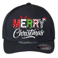 Cute Merry Christmas Matching Family Christmas Flexfit Unipanel Trucker Cap