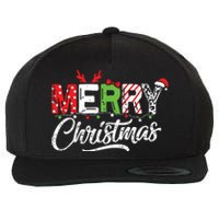 Cute Merry Christmas Matching Family Christmas Wool Snapback Cap