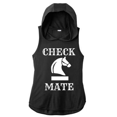 Check Mate Chess Ladies PosiCharge Tri-Blend Wicking Draft Hoodie Tank