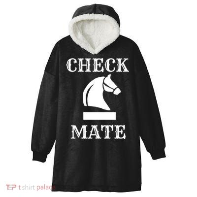 Check Mate Chess Hooded Wearable Blanket