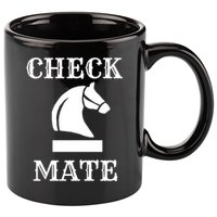 Check Mate Chess 11oz C Handle Ceramic Mug