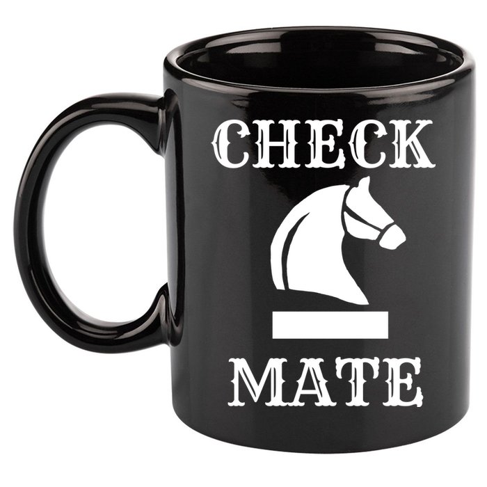 Check Mate Chess 11oz C Handle Ceramic Mug