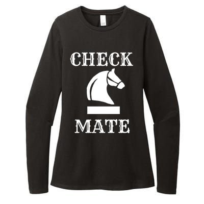 Check Mate Chess Womens CVC Long Sleeve Shirt