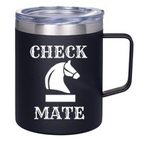 Check Mate Chess 12oz Stainless Steel Coffee Mug