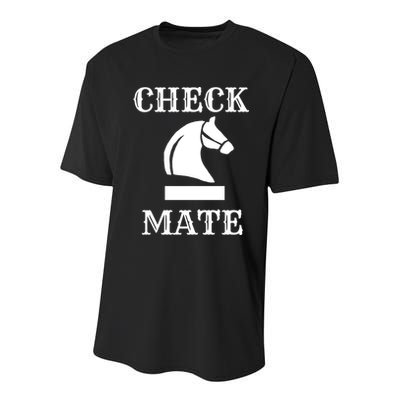 Check Mate Chess Youth Performance Sprint T-Shirt