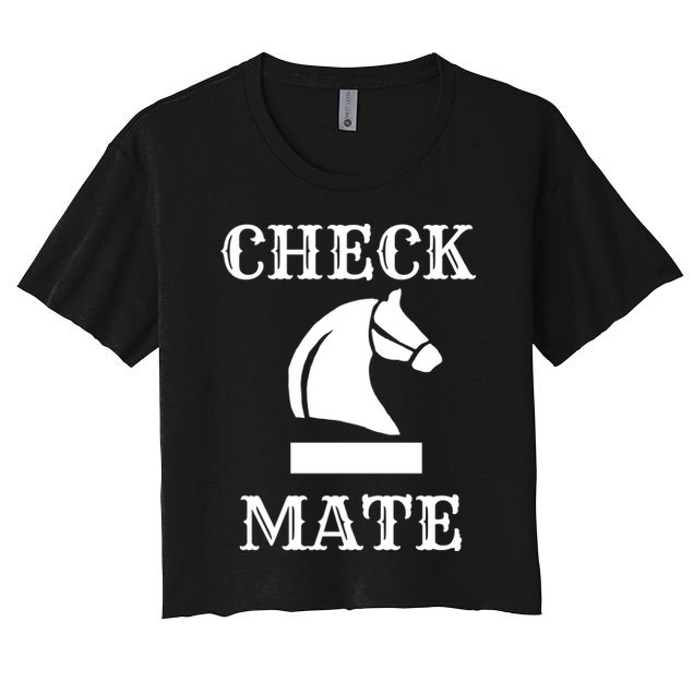 Check Mate Chess Crop Top