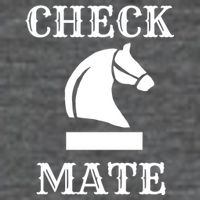 Check Mate Chess 7 Panel Mesh Trucker Snapback Hat