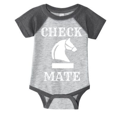 Check Mate Chess Infant Baby Jersey Bodysuit