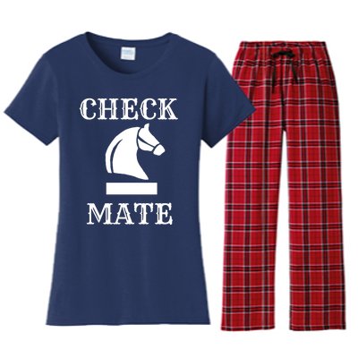 Check Mate Chess Women's Flannel Pajama Set