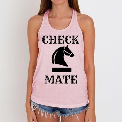 Check Mate Chess Women's Knotted Racerback Tank