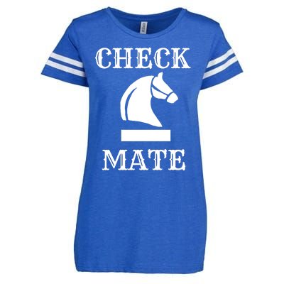 Check Mate Chess Enza Ladies Jersey Football T-Shirt