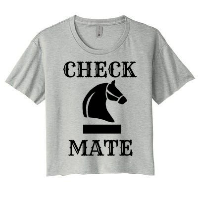 Check Mate Chess Women's Crop Top Tee