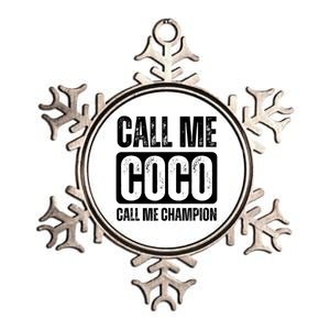 Call Me Coco Call Me Champion Metallic Star Ornament