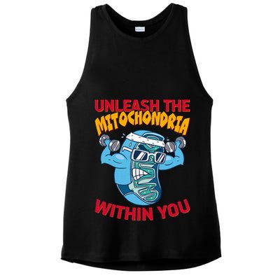 Cell Mitochondria Ladies PosiCharge Tri-Blend Wicking Tank
