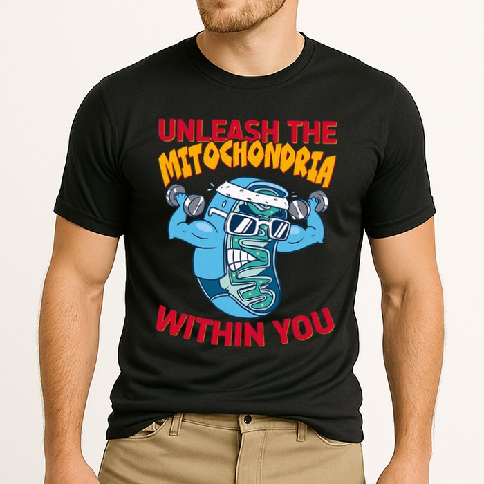 Cell Mitochondria Cooling Performance Crew T-Shirt