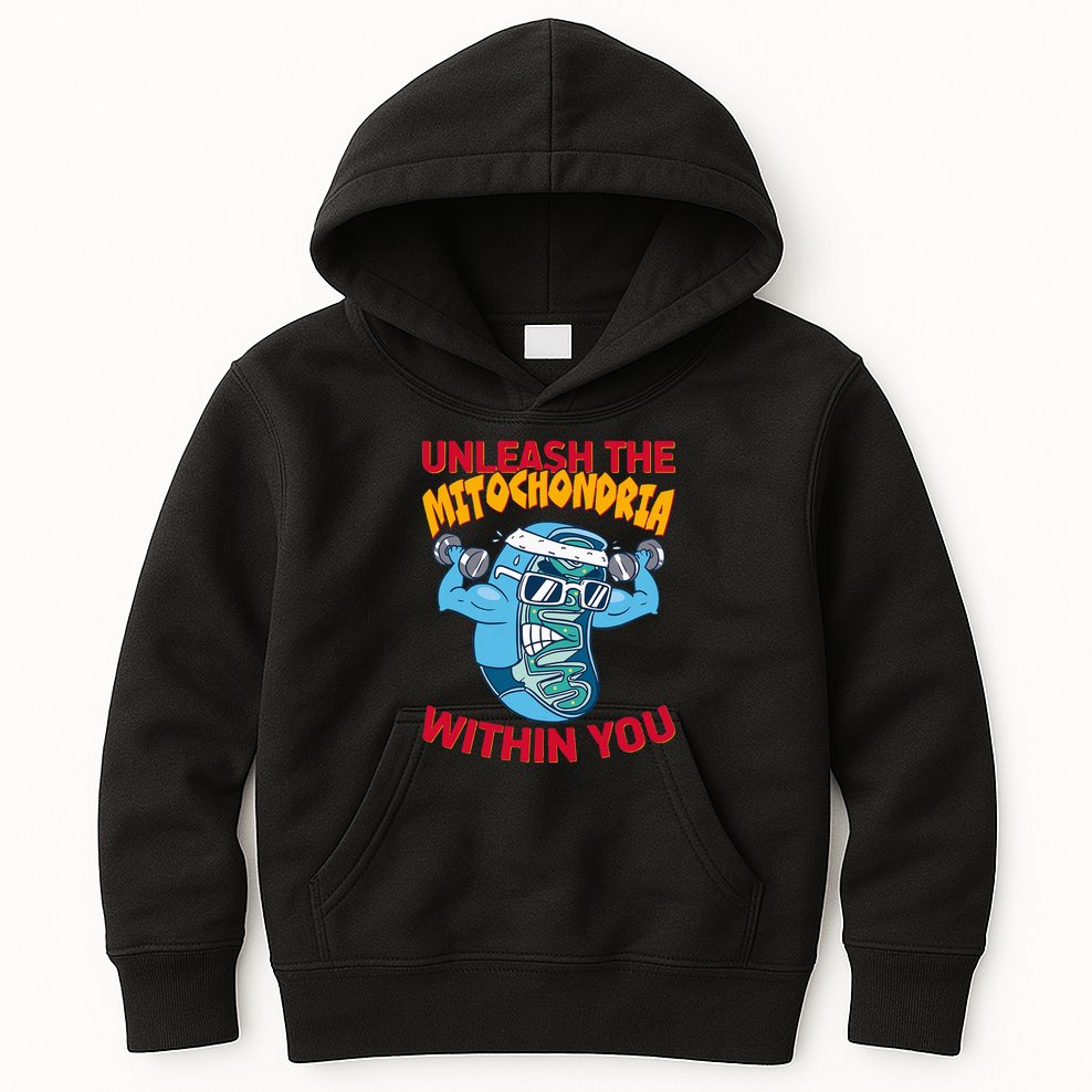 Cell Mitochondria Kids Hoodie