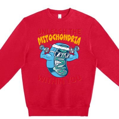 Cell Mitochondria Premium Crewneck Sweatshirt