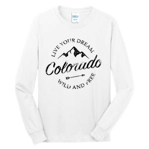 Colorado Mountains Tall Long Sleeve T-Shirt